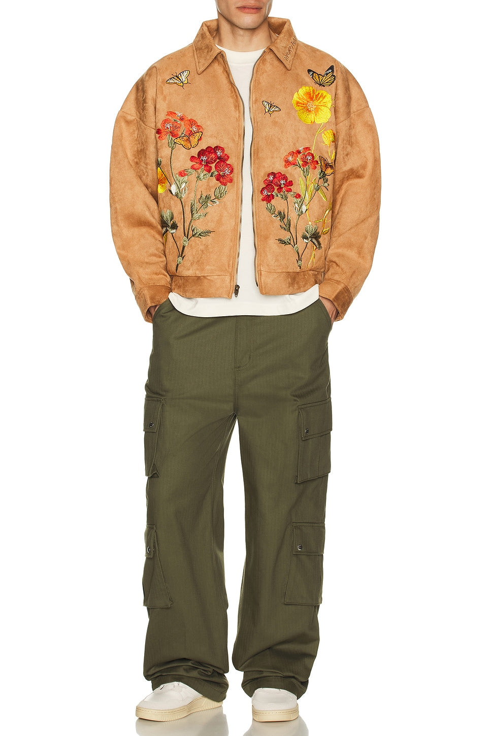 Monarch Clay Suede Work Jacket in Mix