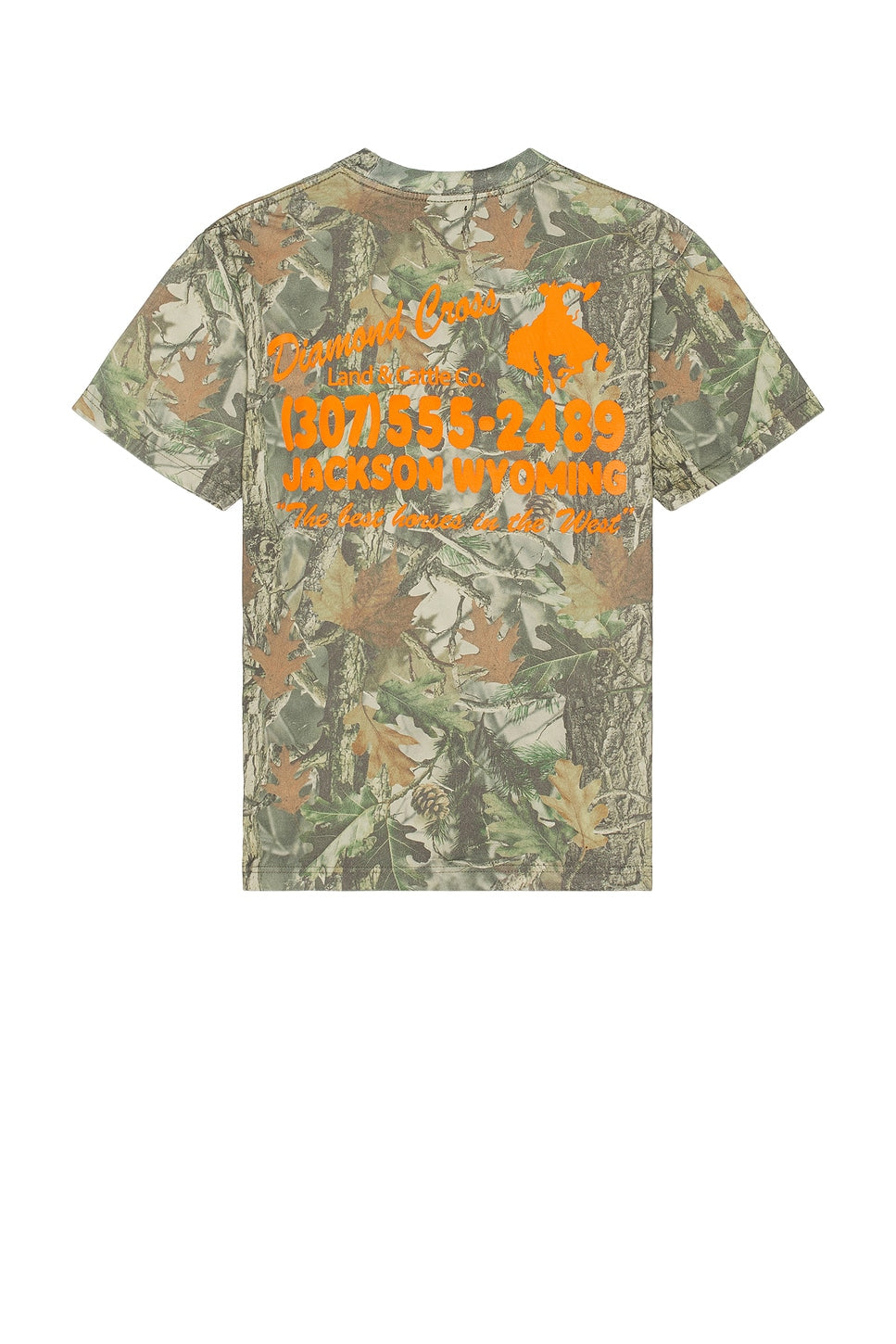 Retro Address Tee in Camouflage