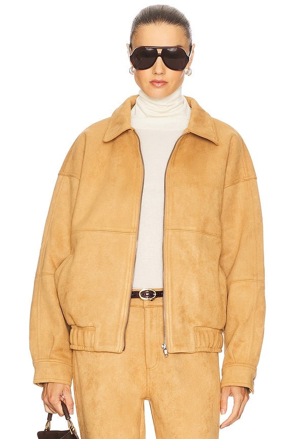 The Jude Bomber Jacket in Honey