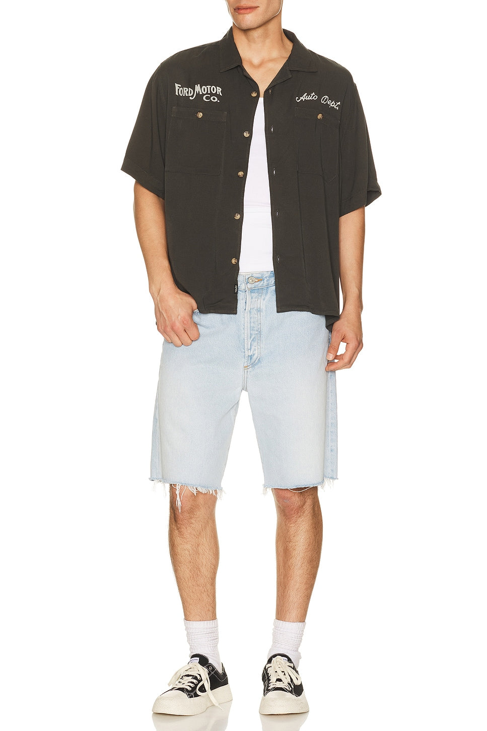 Ford Motor Co Camp Shirt in Vintage Black