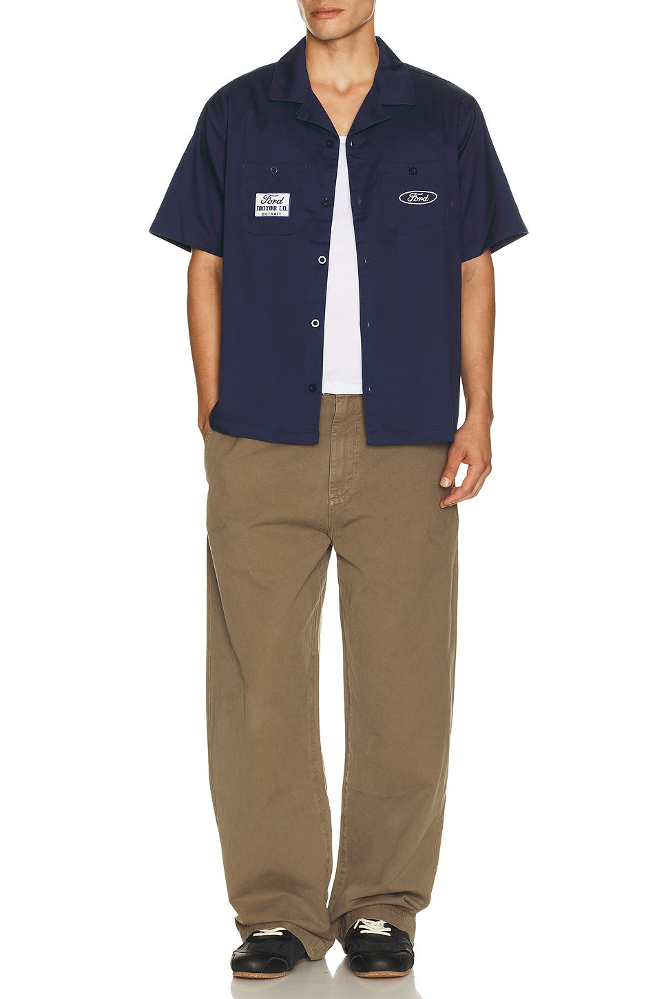 Ford Logo Shirt in Blue Cove