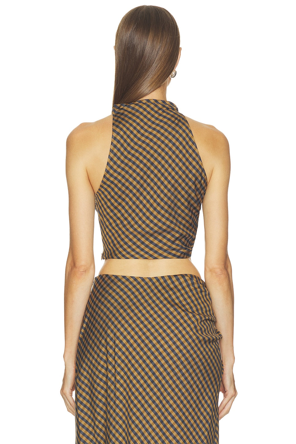 Penelope Top in Pecan & Navy