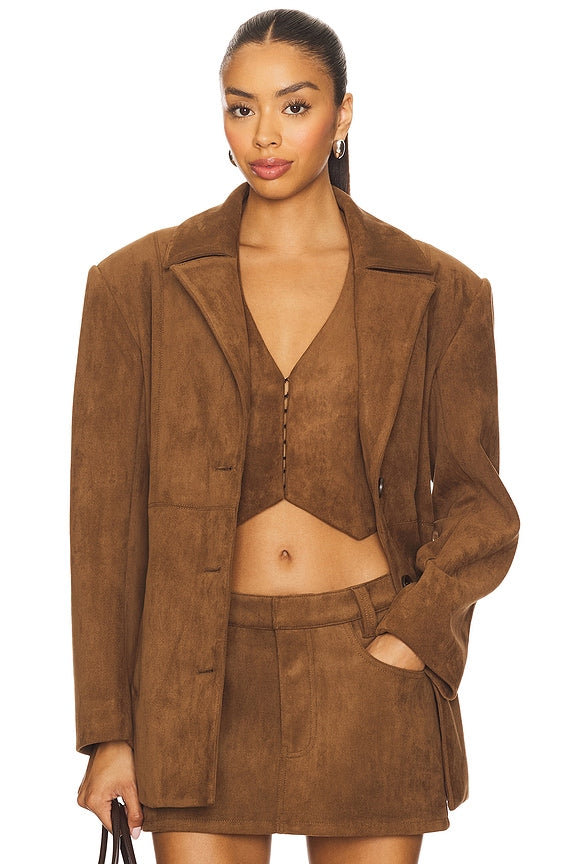 The Brooklyn Blazer in Brown