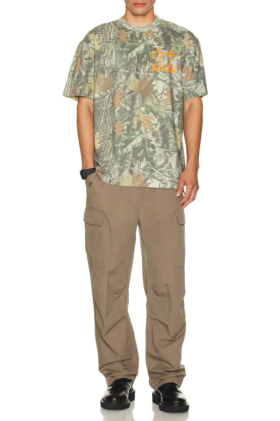 Retro Address Tee in Camouflage