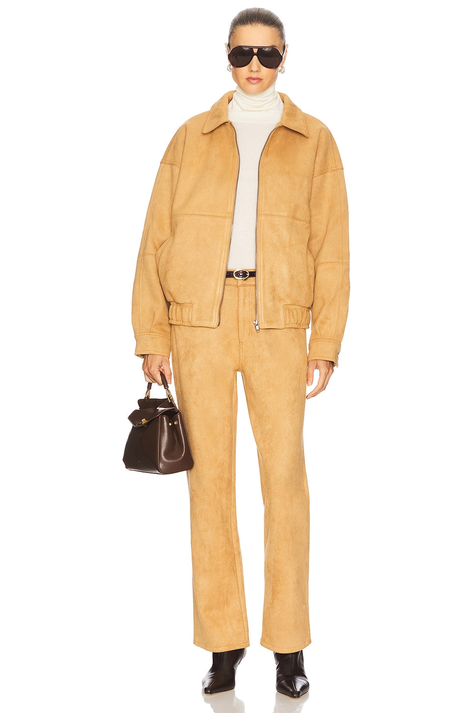 The Jude Bomber Jacket in Honey